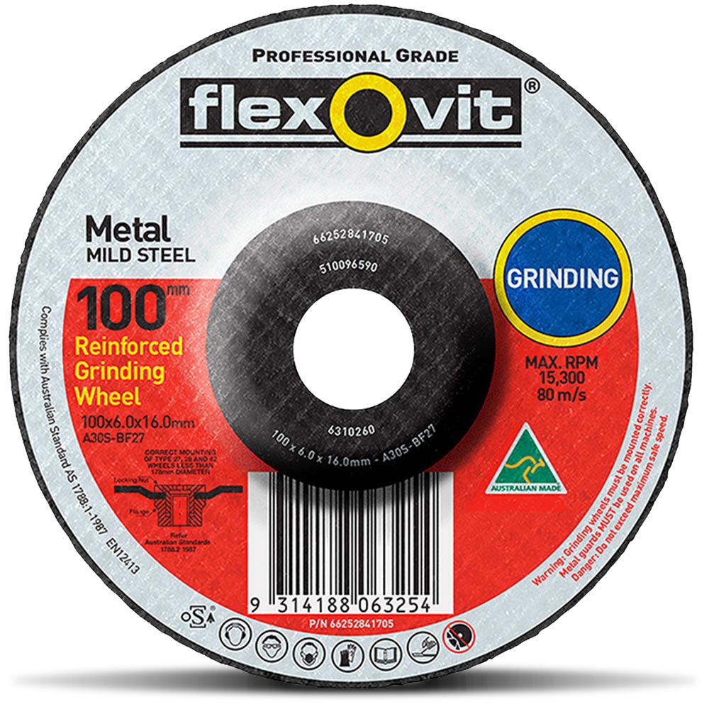 100x6.0x16.0mm Metal Grinding - Each